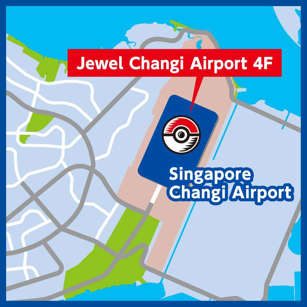 A map showing the location of Jewel Changi Airport (Level 4), Singapore Changi Airport
